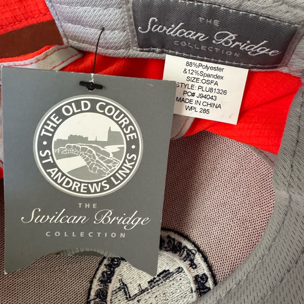 The Old Course St Andrews Links Golf Cap 
The Swilcan Bridge Collection 
Orange - Picture 5 of 8
